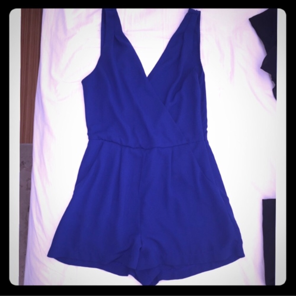 Blue romper